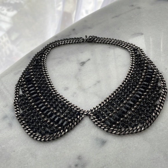 Dannijo Pacey Crystal Collar Necklace✨🖤 - Picture 4 of 4